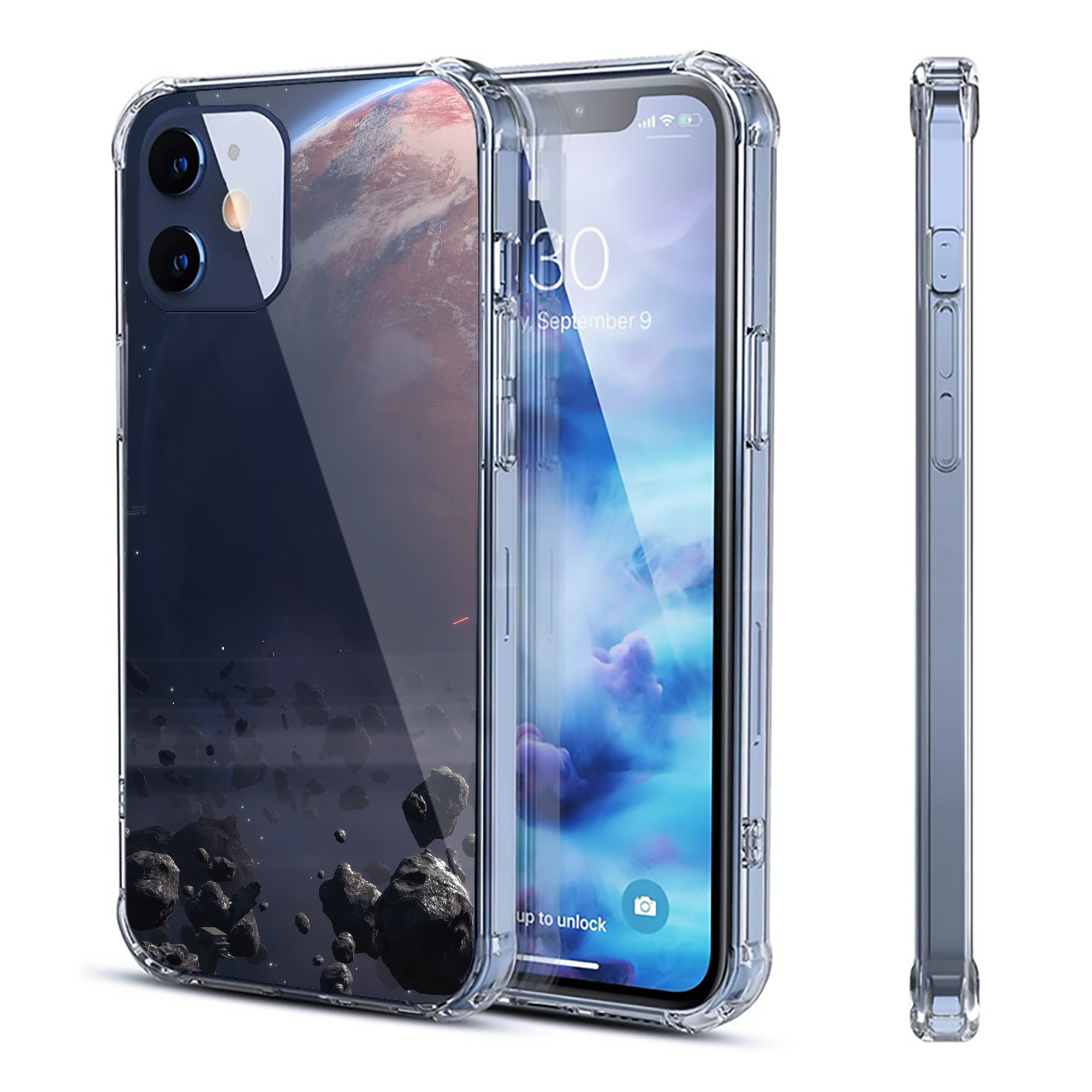 （画像用） スター・ウォーズ Star Wars 【iPhone 12シリーズ対応】透明スマホケース（クリアソフトケース）
